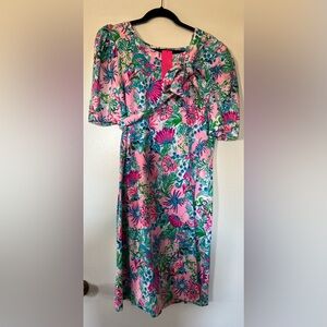 NWT Lilly Pulitzer Harriet Short Sleeve Dress - Mandevilla Baby - XL